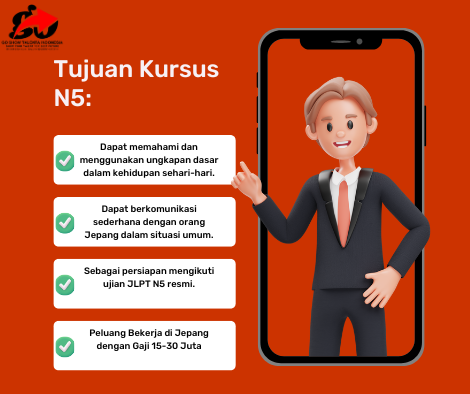 Merah Kuning Kursus Pemula Bahasa Jepang Facebook Post.png