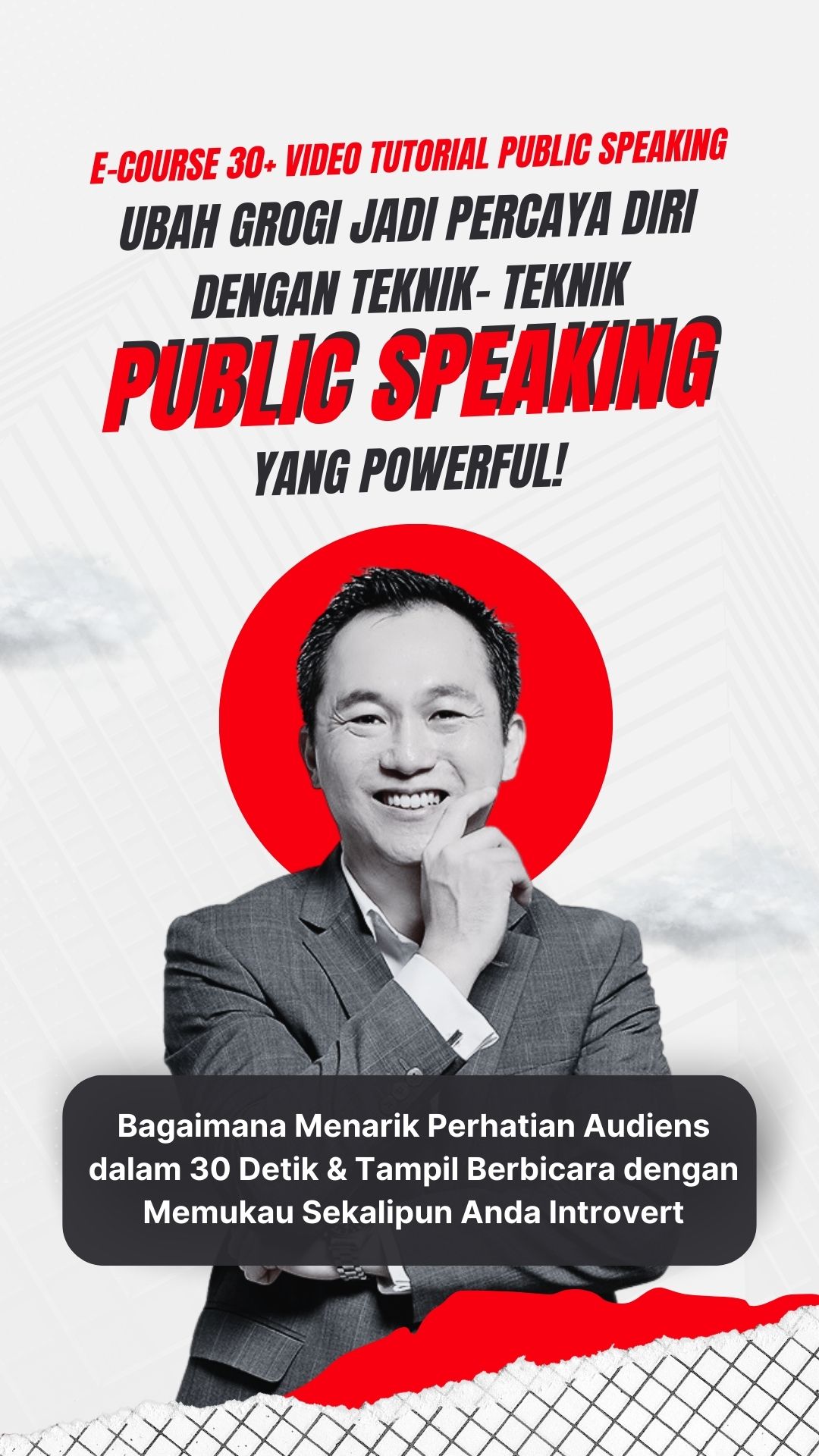 E-Course 30+ Video Tutorial Public Speaking Mastery